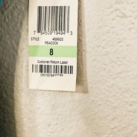 International Concepts Women's Swimsuit Front V-Neck One Piece Peacock Size 8 - Picture 8 of 8